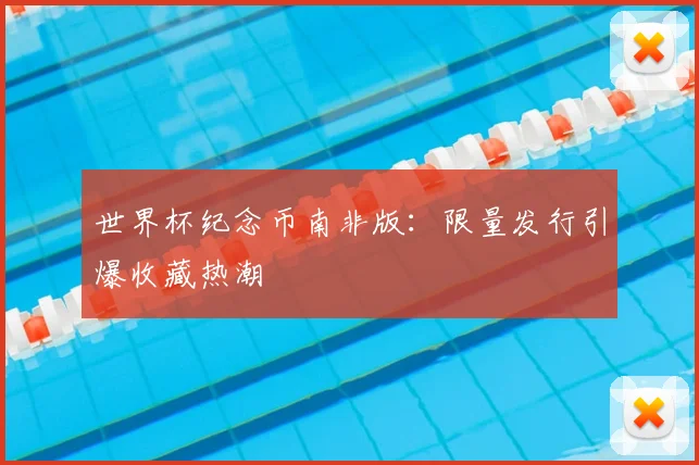 世界杯纪念币南非版：限量发行引爆收藏热潮